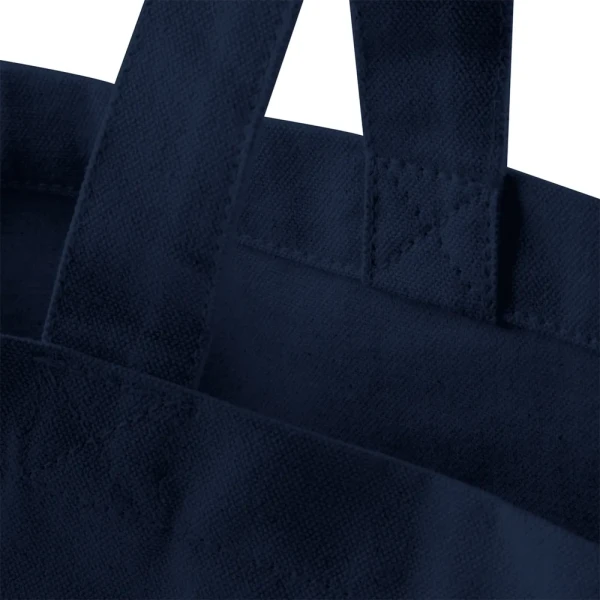 Płócienna Torba Na Zakupy z Dnem i Bokami z Bawełny Fairtrade W623 French Navy 1