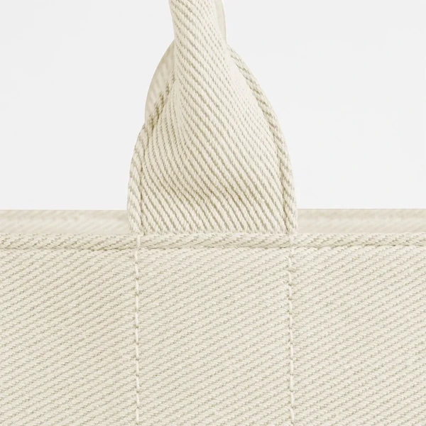 Torba Shopper Polycotton z Zamkiem, Wew. Kieszenią i Podszewką QD633 Natural