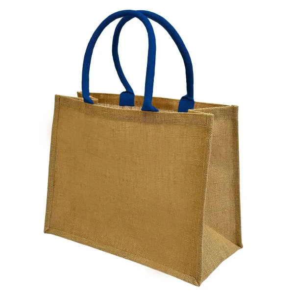 Torba Jutowa Duża CP905L Natural / Royal Blue