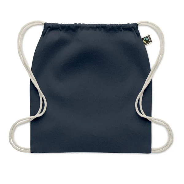 Worek Na Plecy z Bawełny Fairtrade MO2591-04 Granatowy