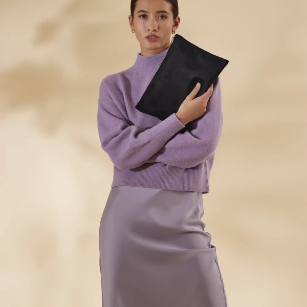 Aksamitna Eko Saszetka Etui z Recyklingu z Podszewką i Certyfikatem GRS BG715