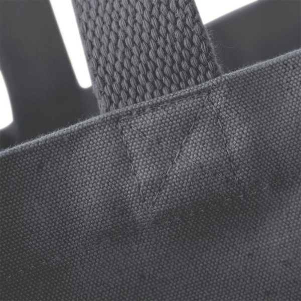 Maxi Duża Płócienna Torba Na Zakupy lub Na Plażę XXL W696 Graphite Grey