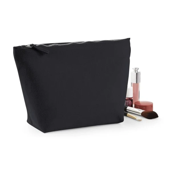 Eko Kosmetyczka lub Etui Na Akcesoria z Grubej Bawełny W540 Black 3