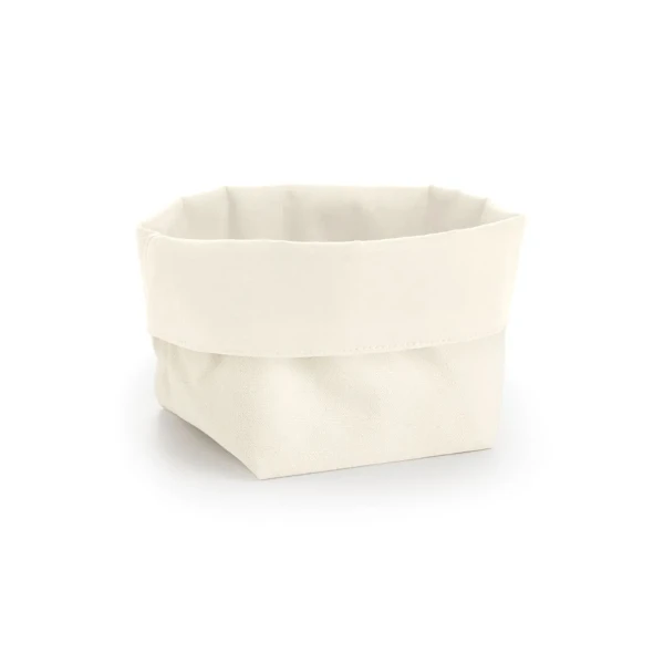 Dwustronny Bawełniany Organizer Na Kosmetyki Do Łazienki W572 Natural Size M