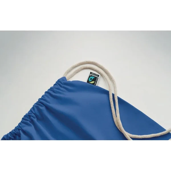 Worek Na Plecy z Bawełny Fairtrade MO2591-37 Niebieski