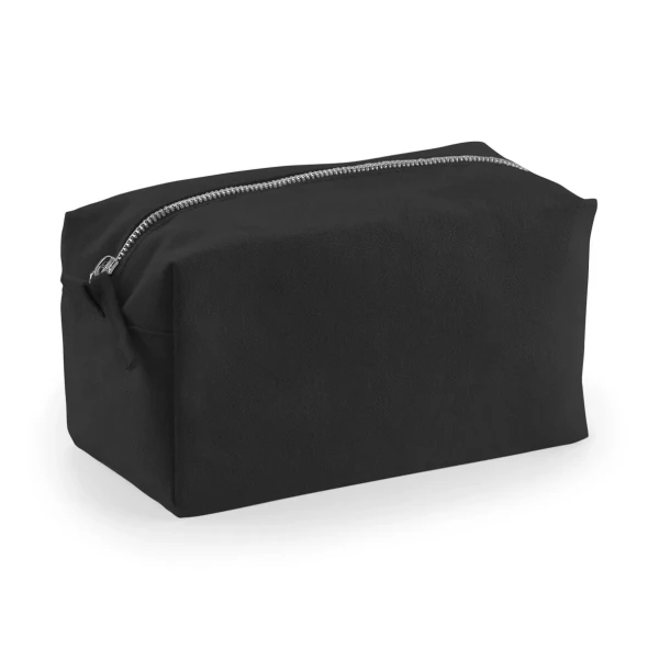 Płócienna Eko Kosmetyczka lub Etui Na Akcesoria z Grubej Bawełny W552 Black