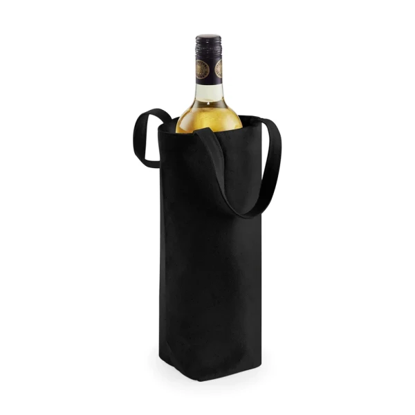 Płócienna Torba Fairtrade Na Wino W620 Black