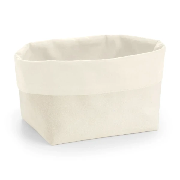 Dwustronny Bawełniany Organizer Na Kosmetyki Do Łazienki W572 Natural Size L