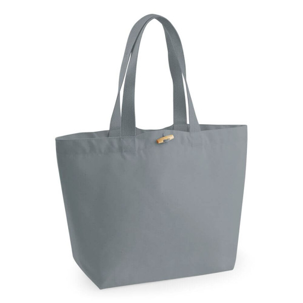 Organiczna Płócienna Eko Torba Plażowa lub Na Zakupy W850 Pure Grey
