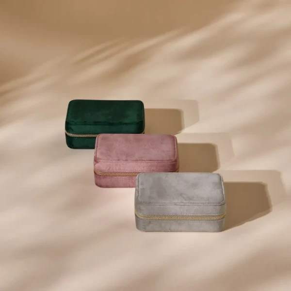Aksamitne Podróżne Pudełko Na Biżuterię BG710 Set
