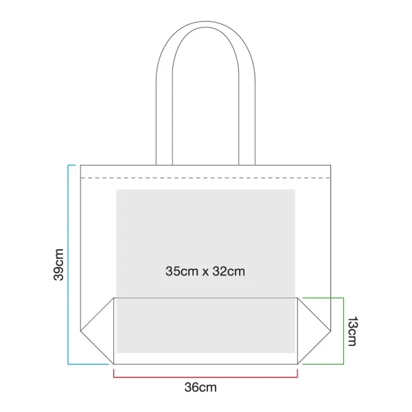 Duża Torba Filcowa Na Zakupy BG721 Illustration
