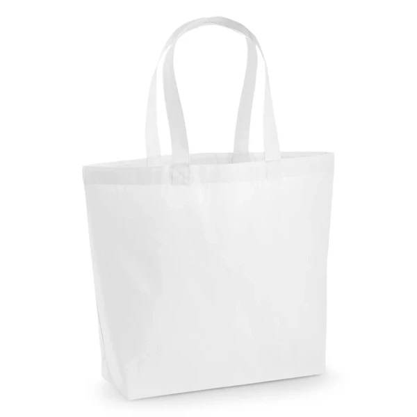 Duża Torba Na Zakupy z Bawełny Premium W225 White