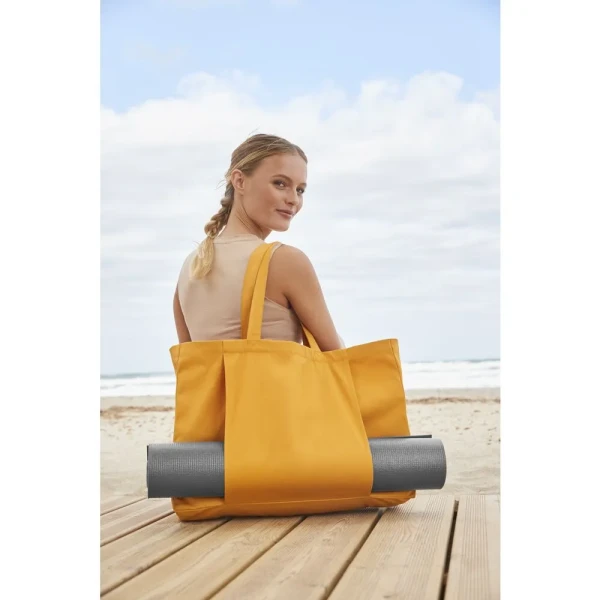 Płócienna Eko Torba z Bawełny Organicznej Do Jogi W818 Amber Lifestyle 2