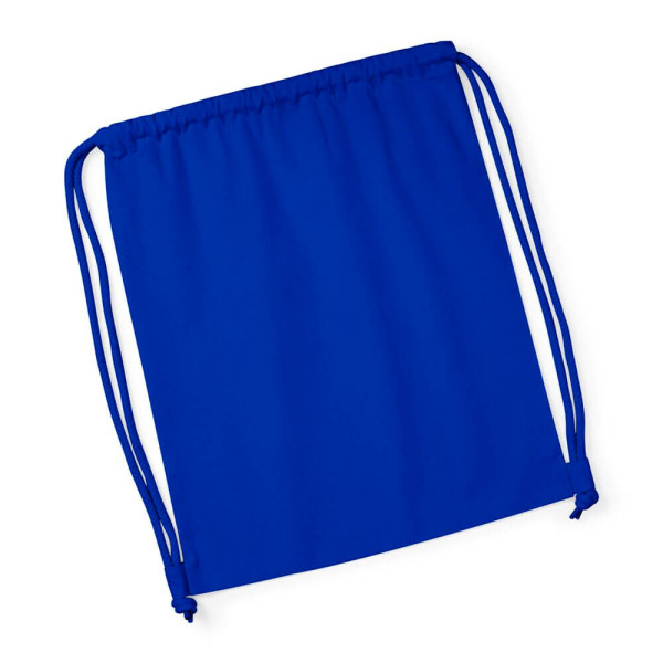 Eko worek / plecak z bawełny organicznej premium W260 Bright Royal