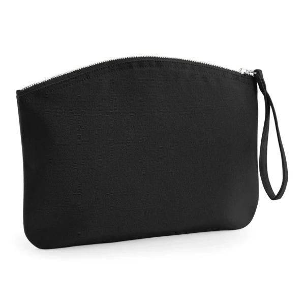 Płócienna Eko Torebka / Kosmetyczka z Bawełny Organicznej W820 Black