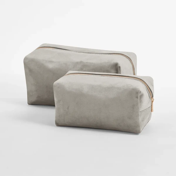 Aksamitna Eko Kosmetyczka Etui z Recyklingu z Podszewką i Certyfikatem GRS BG716 Moonstone