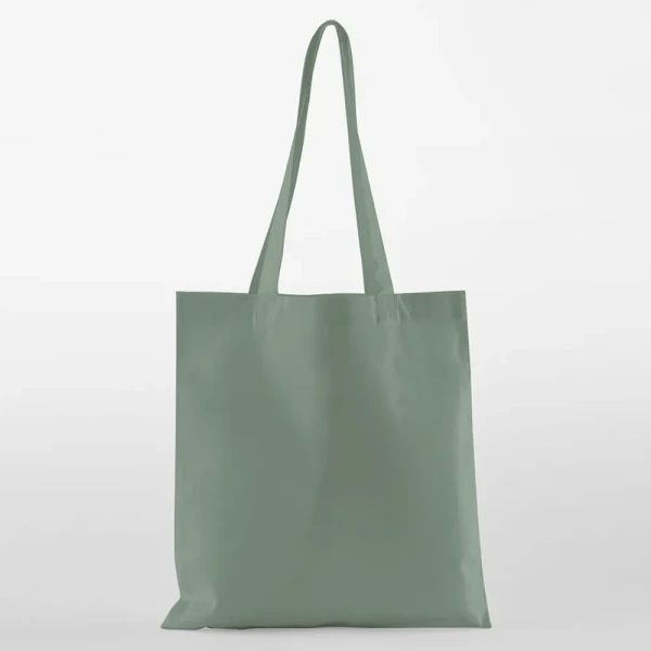 Klasyczna Eko Torba Na Zakupy z Bawełny Organicznej W161 Dusty Green