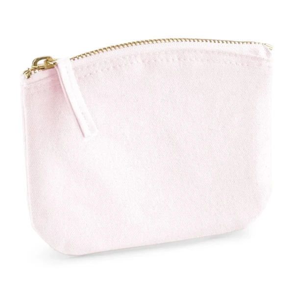 Bawełniana Organiczna Portmonetka W825 Pastel Pink