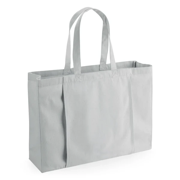 Płócienna Eko Torba z Bawełny Organicznej Do Jogi W818 Light Grey