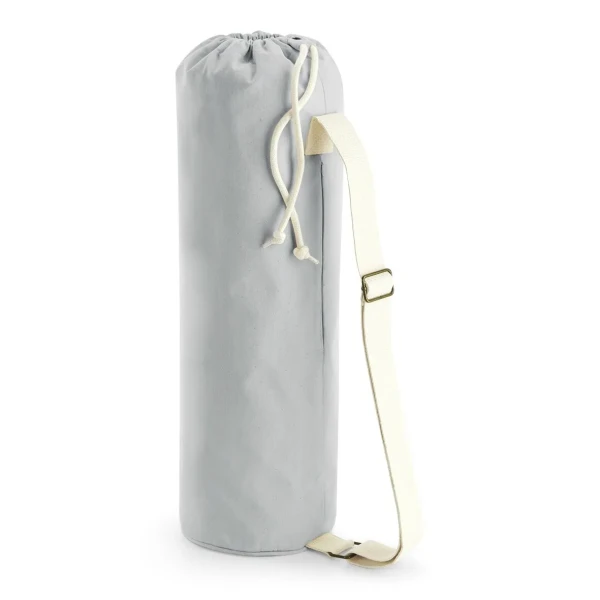 Płócienna Organiczna Eko Torba Na Matę Do Jogi W816 Light Grey
