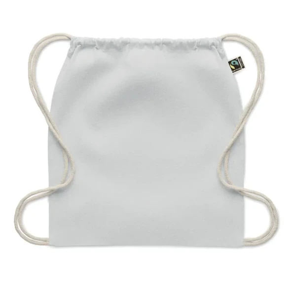 Worek Na Plecy z Bawełny Fairtrade MO2591-06 Biały