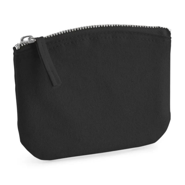 Bawełniana Organiczna Portmonetka W825 Black