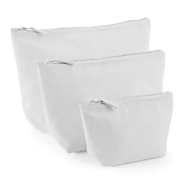 Eko Kosmetyczka lub Etui Na Akcesoria z Grubej Bawełny W540 Light Grey S M L
