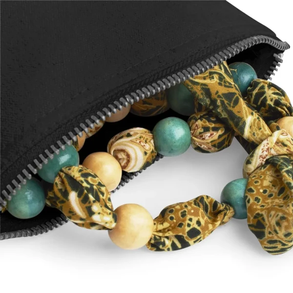 Eko Kosmetyczka lub Etui Na Akcesoria z Grubej Bawełny W540 Black 1