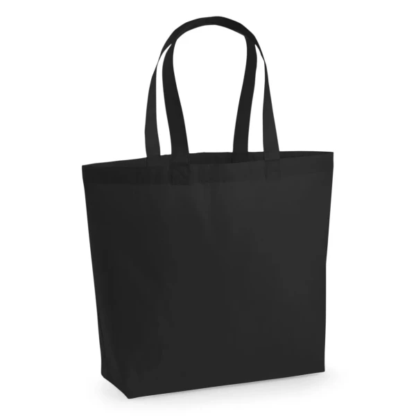 Duża Torba Na Zakupy z Bawełny Premium W225 Black