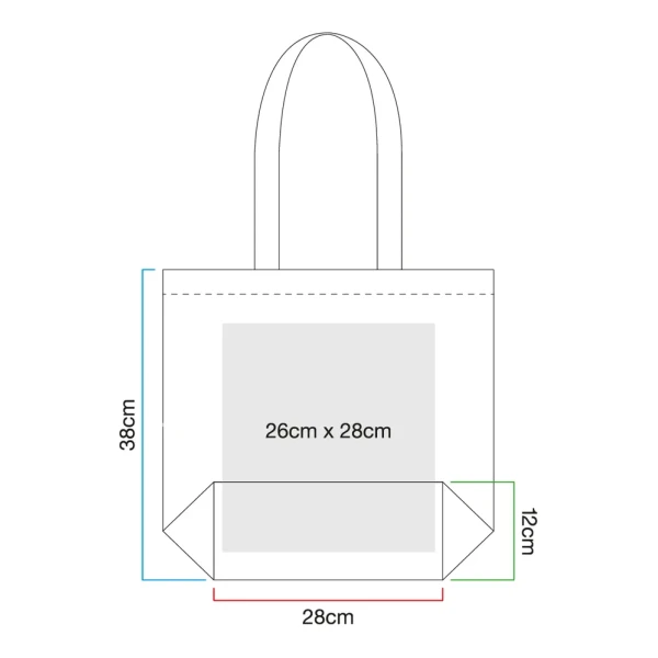 Płócienna Torba Na Zakupy z Bawełny Fairtrade W671 1