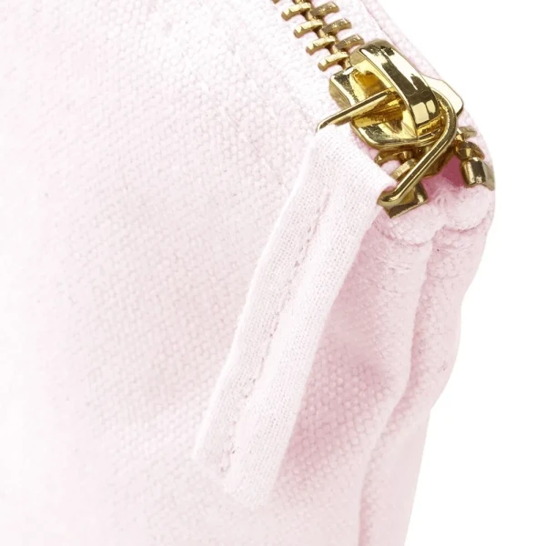Bawełniana Organiczna Portmonetka W825 Pastel Pink Zip