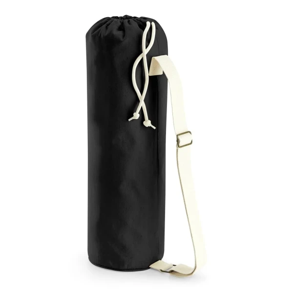 Płócienna Organiczna Eko Torba Na Matę Do Jogi W816 Black