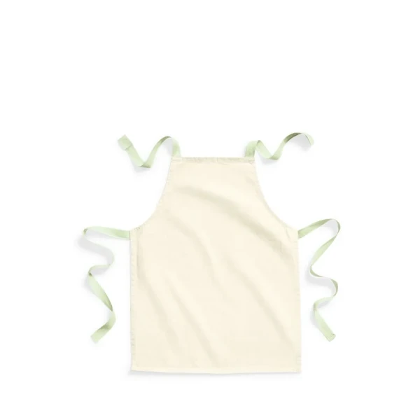 Dziecięcy Bawełniany Fartuch Fairtrade W362 Natural / Pistachio