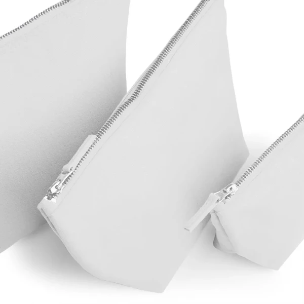 Eko Kosmetyczka lub Etui Na Akcesoria z Grubej Bawełny W540 Light Grey 2