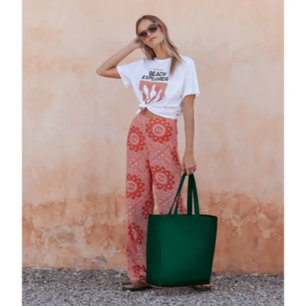 Płócienna Torba Na Zakupy z Dnem i Bokami z Bawełny Fairtrade W623 Bottle Green LS33