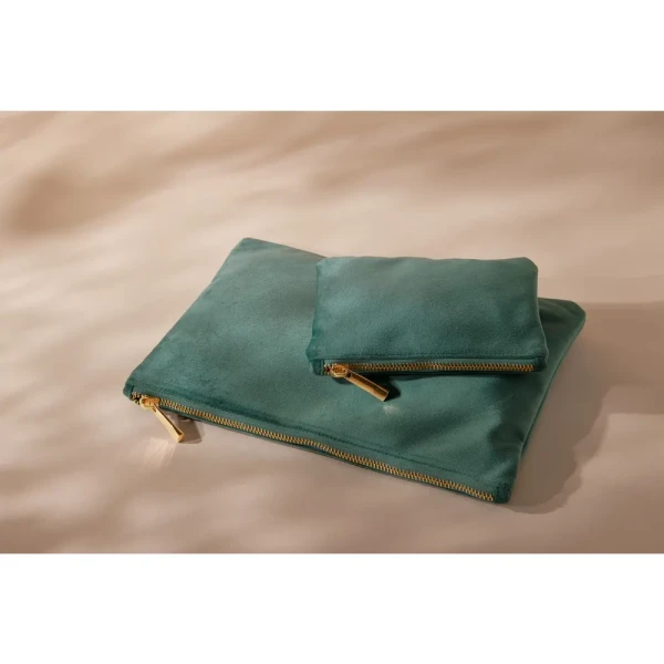 Aksamitna Eko Saszetka Etui z Recyklingu z Podszewką i Certyfikatem GRS BG715