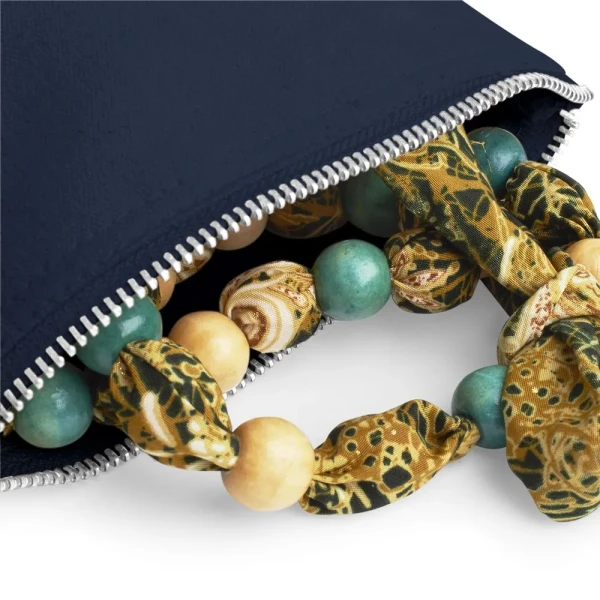 Eko Kosmetyczka lub Etui Na Akcesoria z Grubej Bawełny W540 Navy 1