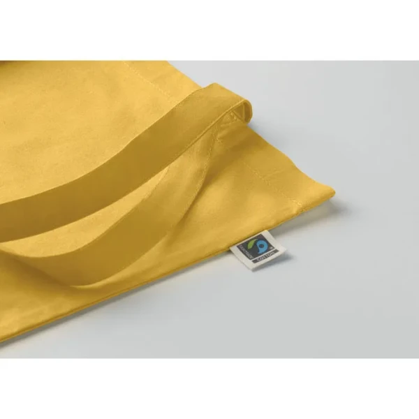 Bawełniana Torba Na Zakupy Fairtrade MO2589-08 Żółty