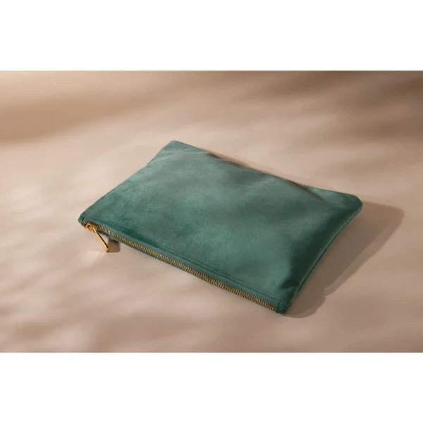 Aksamitna Eko Saszetka Etui z Recyklingu z Podszewką i Certyfikatem GRS BG715