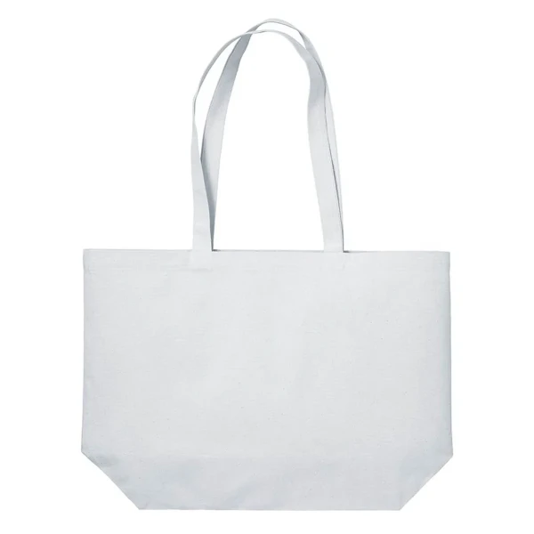 Torba Płócienna Na Zakupy z Dnem Si17113-01 Biały