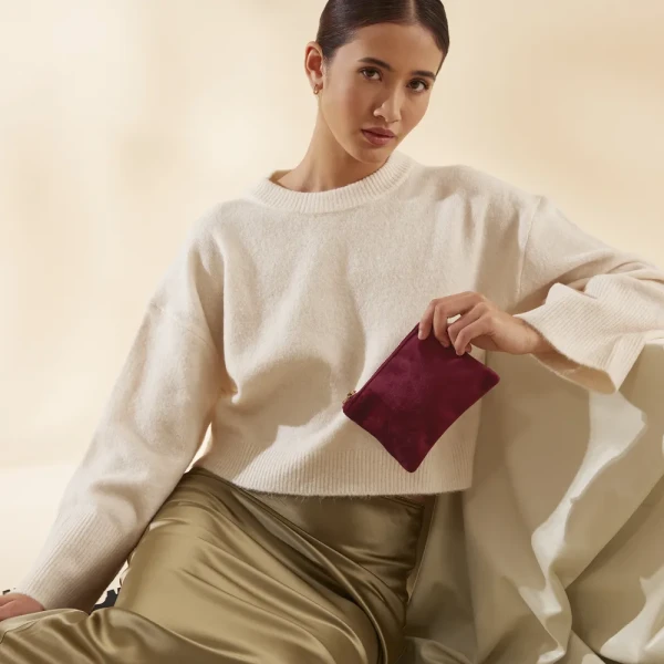 Aksamitna Eko Saszetka Etui z Recyklingu z Podszewką i Certyfikatem GRS BG715