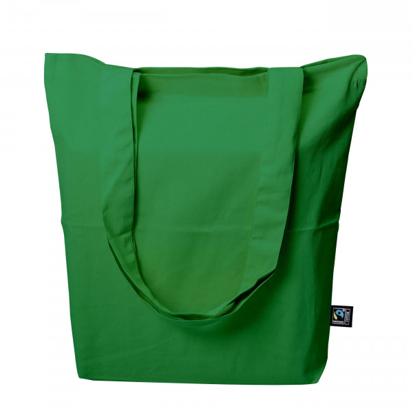 Eko torba z dnem z bawełny Fairtrade MB2345 GREEN