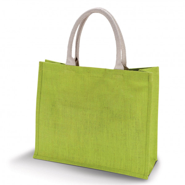 Eko kolorowa torba jutowa KI0219 Lime