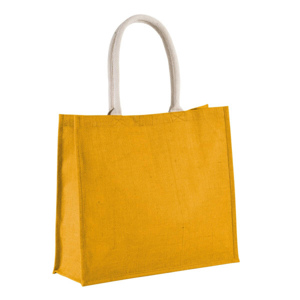 Eko kolorowa torba jutowa KI0219 Yellow