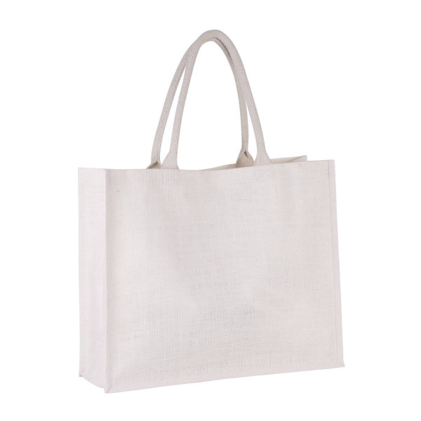Eko kolorowa torba jutowa KI0219 White