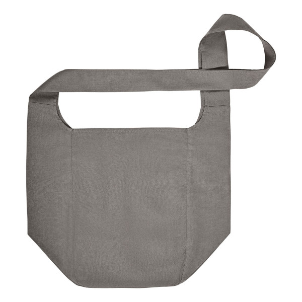Eko bawełniana torba przewieszana przez ramię - TIBET - Col.090 Medium Grey
