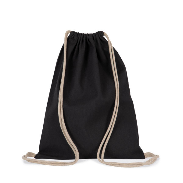 Eko worek / plecak z recyklingu KI5102 Black Night