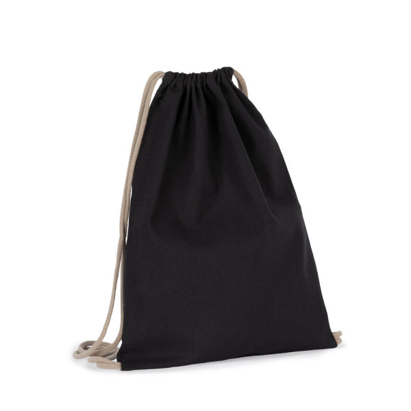 Eko worek / plecak z recyklingu KI5102 Black Night