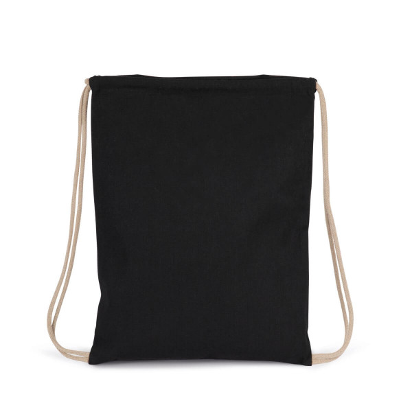 Eko worek / plecak z recyklingu KI5102 Black Night
