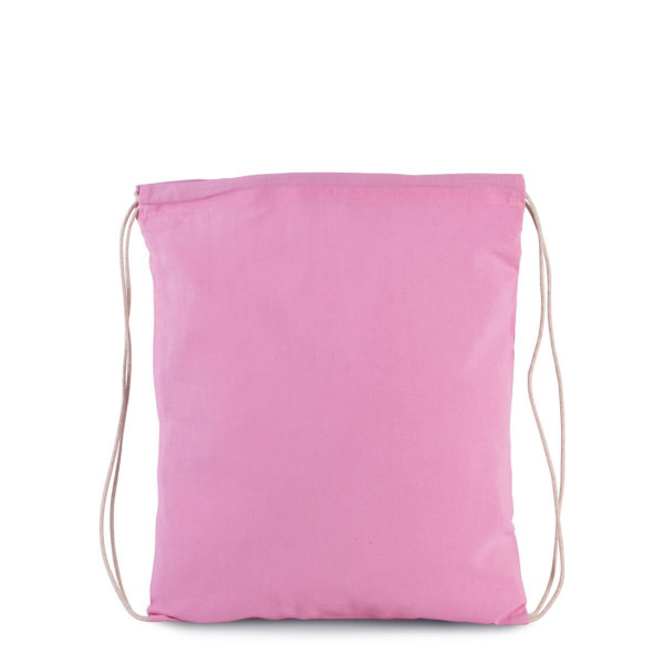 Eko mały worek / plecak z bawełny organicznej dla dzieci KI0147 Dark Pink